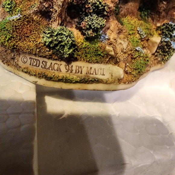 Vtg Woodly Wise The Moss Wood Hollow  Storybook Fairy Tree House COA NEW IN BOX - Picture 9 of 9